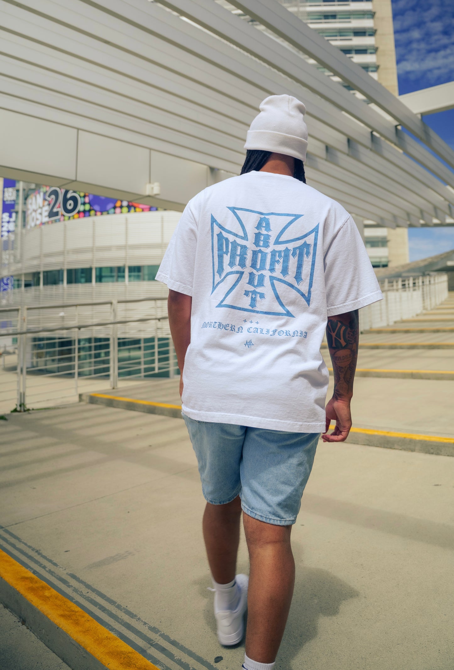 Nothing is Free Tee Blue