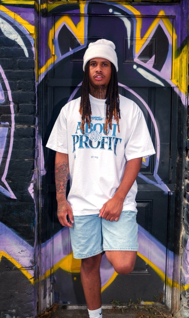 Nothing is Free Tee Blue